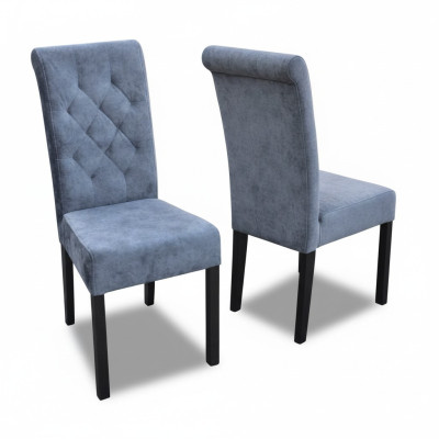 Silla Silla Comedor Sala de televisión Salón Textil Asiento Moderno Silla tapizada Madera maciza