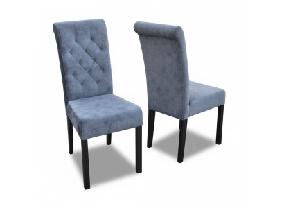 Silla Silla Comedor Sala de televisión Salón Textil Asiento Moderno Silla tapizada Madera maciza