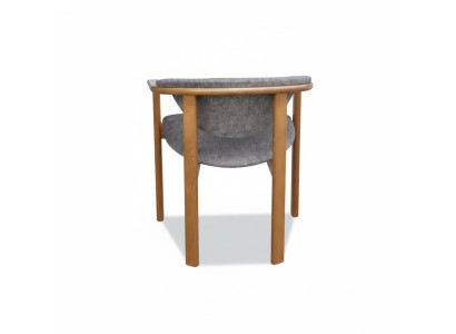 Sillón Club Lounge, diseño de sofá con respaldo, sillón tapizado de un asiento, nuevo textil, televisión.