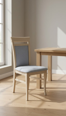 Diseño 1x Set de sillas para el comedor de gastronomía, juego de sillas, sillón tapizado de sillas de madera.