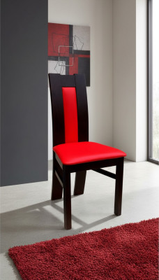 Silla de comedor individual K41 de lujo de madera de clase muebles de lujo sillas de cocina.