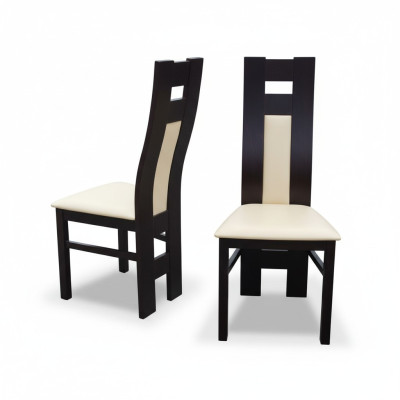 Juego de sillas de madera 1x silla de madera maciza silla de comedor sillas de diseñador sillas de comedor.
