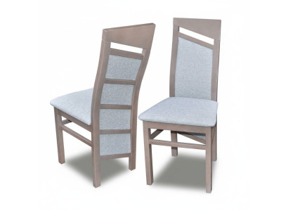 Silla de comedor de madera maciza Silla de diseñador de tela Sillas de comedor Sillas de comedor K61!