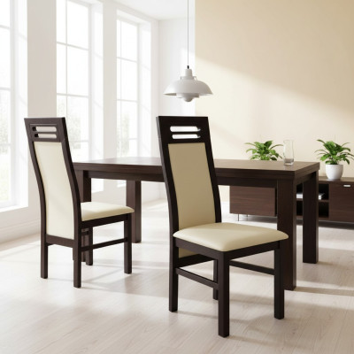 Silla de diseño Sillón Sillas tapizadas Textil Asiento Comedor Sala de estar Acolchado