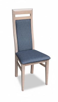 Sillas de comedor 1x sillón silla de salón silla de comedor madera tapizada silla de madera nueva