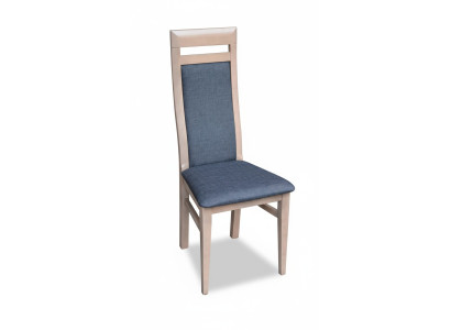 Sillas de comedor 1x sillón silla de salón silla de comedor madera tapizada silla de madera nueva