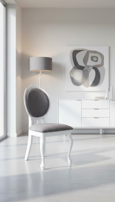 Diseño moderno Sillas blancas Silla Silla de comedor Silla real de respaldo de madera