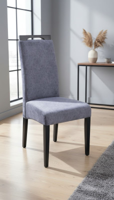 Silla clásica Sillas Comedor Textil Lujo Silla de madera maciza Modelo K79 Nuevo