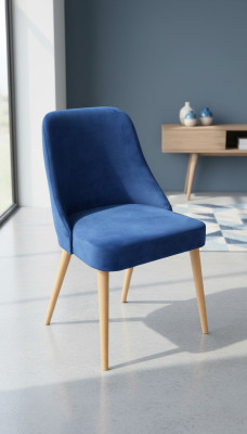 Madera maciza Silla Silla de comedor Diseñador Silla de tela Sillas Sillas de comedor K78