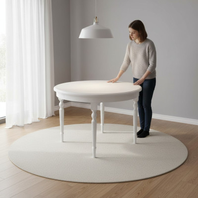 Diseño de mesa de comedor de madera Mesas de comedor Muebles Mesas redondas de madera maciza Modernas Nuevas