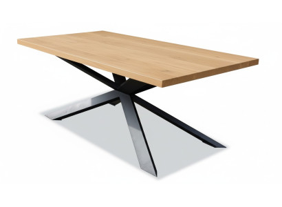 Mesa de comedor Diseño de mesa Madera Acero inoxidable Comedor moderno Sala de estar
