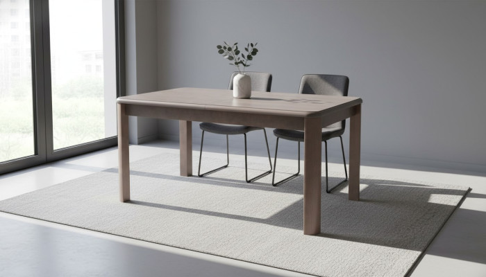 Mesas Mesas de cocina Mesa de comedor Madera Moderno Mesa de madera Mesas Comedor 90x150/230cm