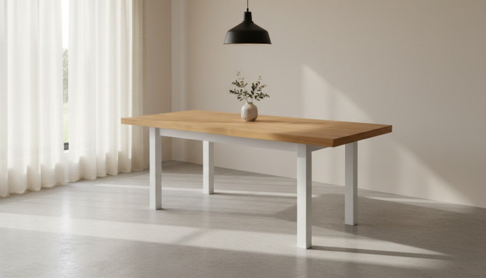 Mesa de comedor estilo moderno Mesa de comedor de lujo de madera mobiliario de lujo sala de estar sala de estar