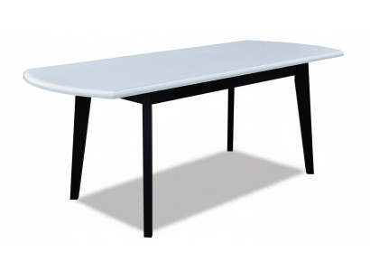 Mesas Diseño Mesa Mesa de madera Comedor Muebles de lujo Blanco Negro 80x160/200 cm