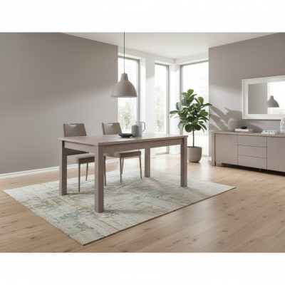 Mesa de comedor, diseño de cocina, mesas de salón, madera 160x80cm Hecho a mano real, nuevo.