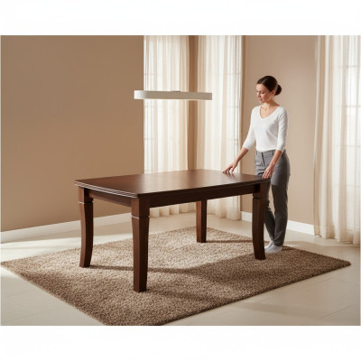 Diseñador de cocinas Mesa de comedor Mesa Sala de estar Madera Lujo Mesas 100x160/400cm Muebles