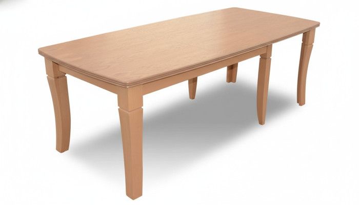 Mesa de comedor grande de madera de roble Marrón 100x160/400cm.