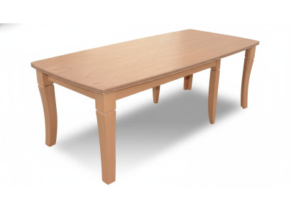 Mesa de comedor grande de madera de roble Marrón 100x160/400cm.