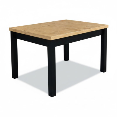 Mesa de comedor Mesa de madera Sala de estar Diseñador Marrón 90x120/270 Mesas de madera