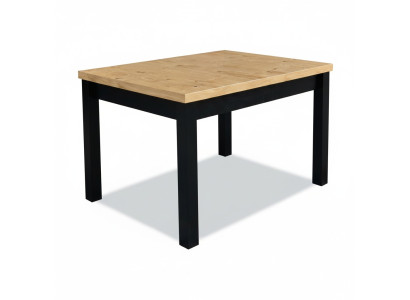 Mesa de comedor Mesa de madera Sala de estar Diseñador Marrón 90x120/270 Mesas de madera