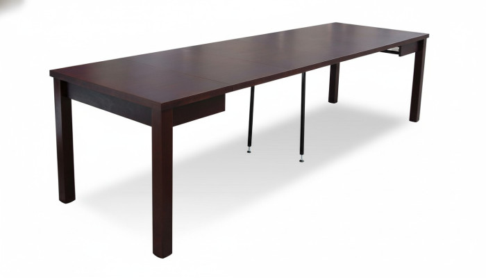 Mesa de madera de lujo, mesa de comedor, mesa de diseño, mesa de comedor de madera, muebles de mesa de madera 100x100/250cm.
