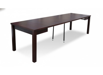 Mesa de madera de lujo, mesa de comedor, mesa de diseño, mesa de comedor de madera, muebles de mesa de madera 100x100/250cm.