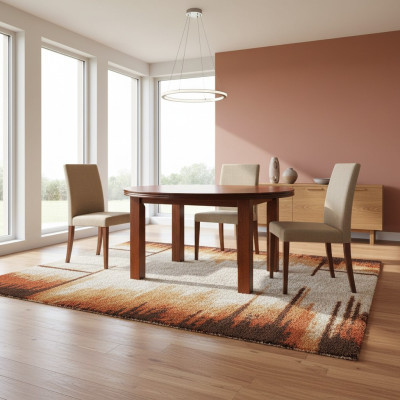 Mesa de comedor Mesa Comedor Sala de estar Madera Mesas modernas 100/140 cm Extensible Nuevo