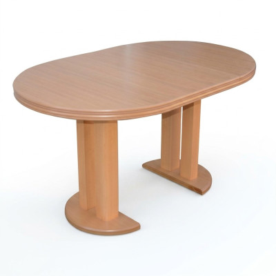 Mesa de comedor Diseño Madera Mesa de conferencias Mesa de reuniones extensible de 90x90 cm a 90x240 cm.