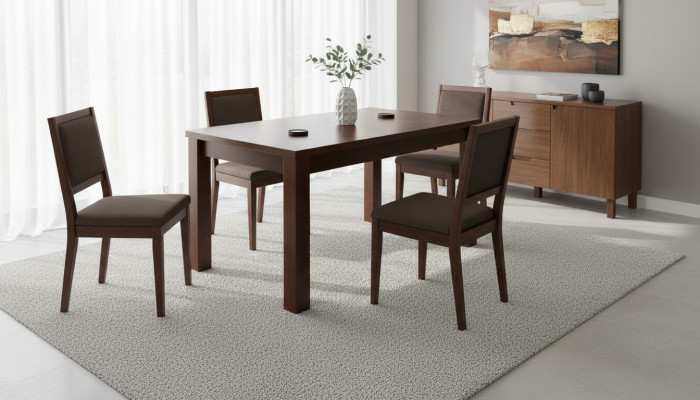 Mesa de comedor de lujo mesa de madera mesas clásicas estilo moderno muebles de comedor nuevos