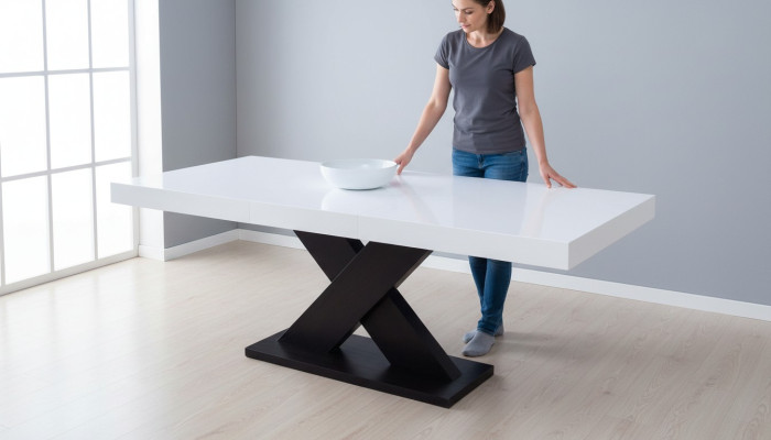 Mesa de comedor Grupo de mesas Comedor Sala de estar Conjunto de muebles de madera Diseño Sillas Mesas de comedor