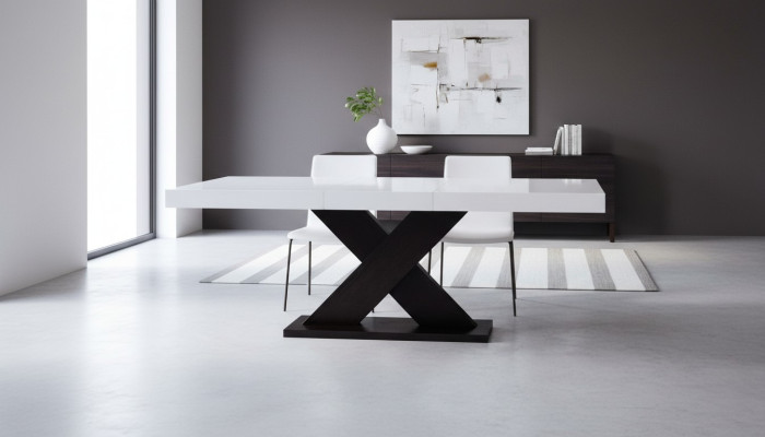 Mesa de comedor Grupo de mesas Comedor Sala de estar Conjunto de muebles de madera Diseño Sillas Mesas de comedor