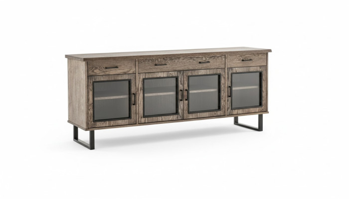 Vitrina aparador vitrina gabinete cómoda armarios altos muebles de madera real cómodas