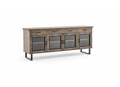 Vitrina aparador vitrina gabinete cómoda armarios altos muebles de madera real cómodas