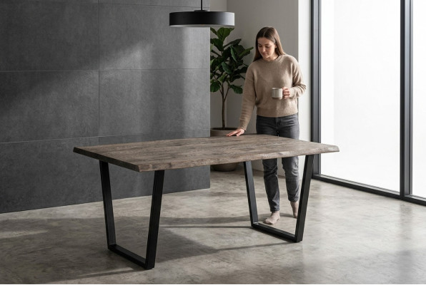 Mesa de centro de sofá de madera rectangular. Mesas de diseñador italianas auxiliares de 110x70cm.