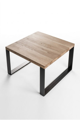 Mesa de centro Mesa Sofá Mesas Mesa auxiliar Muebles de salón Madera 70x45 Loft