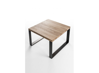 Mesa de centro Mesa Sofá Mesas Mesa auxiliar Muebles de salón Madera 70x45 Loft