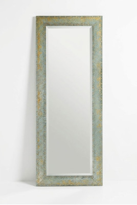 Espejo de pared clásico con marco de madera, mueble espejo 180x90 espejo colgante para sala de estar