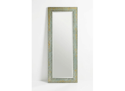 Espejo de pared clásico con marco de madera, mueble espejo 180x90 espejo colgante para sala de estar