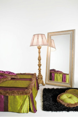 Espejo de pared clásico con marco de madera, mueble espejo barroco rococó marco de vidrio pared nuevo.