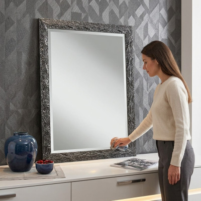 Espejo Espejo de pared Espejo de pasillo Baño Pasillo Madera Decoración Espejito Nuevo