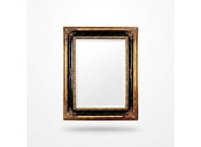 Espejo de diseño clásico, espejo de pared barroco rococó 96x133cm marco de madera nuevo