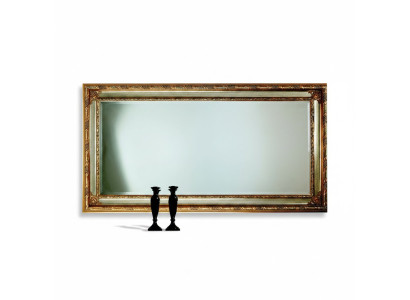 Espejo de pared clásico con marco de madera Mueble espejo 94x184 Marco de vidrio de pared mueble