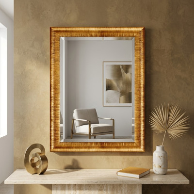Espejo Espejo de pared Espejo del pasillo Baño Pasillo Decoración Madera Espejito Mueble