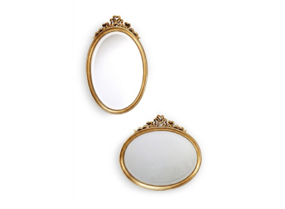 Espejo de diseñador clásico. Gran espejo de pared retro barroco rococó en oro SP7630.
