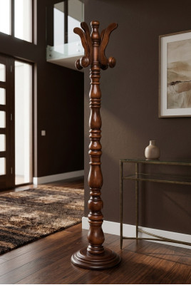 Guardarropa clásico Perchero Perchero Perchero de gancho de madera Nuevo - Modelo AT4030