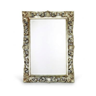 Salón espejo espejo de pared diseñador vestíbulo baño madera vidrio diseño 113x113 nuevo.