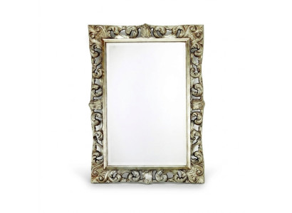 Salón espejo espejo de pared diseñador vestíbulo baño madera vidrio diseño 113x113 nuevo.