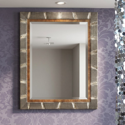 Moderno Gran Espejo de Pared Espejo Real Marco de Madera Espejo Colgante Muebles de Lujo