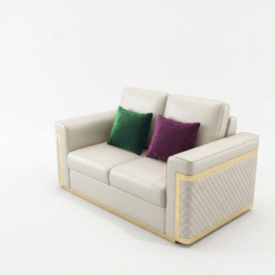 Sofá Sofá Tapizado de 2 plazas Sofás Sofás Asientos Conjuntos de decoración Club de diseño