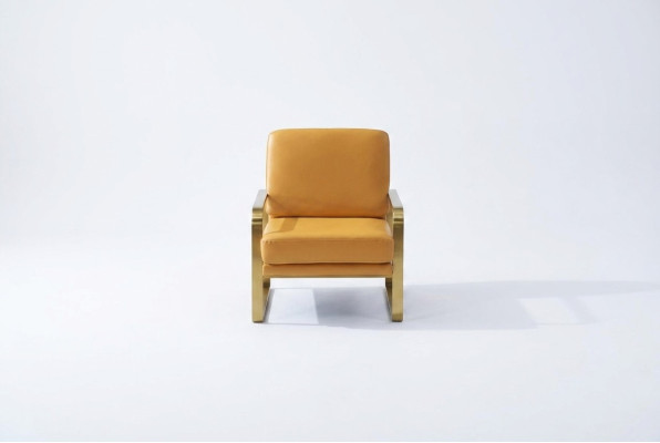 Sillón Club, diseño Lounge, silla con respaldo acolchado, sofá de una plaza, nuevo para televisión.